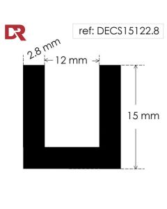 Rubber U Channel Seal DECS15122.8