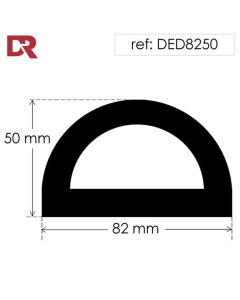 Hollow D Rubber Fender DED8250